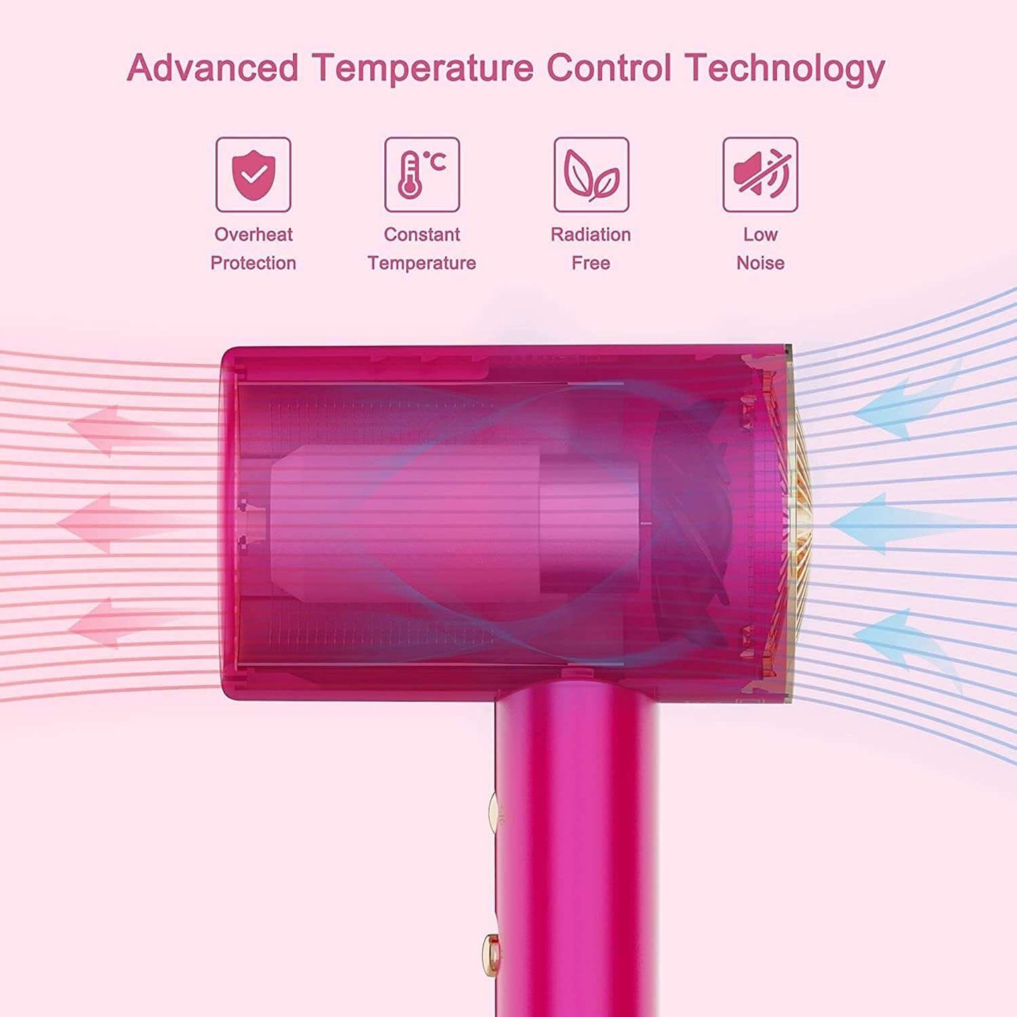 Sèche-cheveux Ionique 1800W - XLL-Gadgets