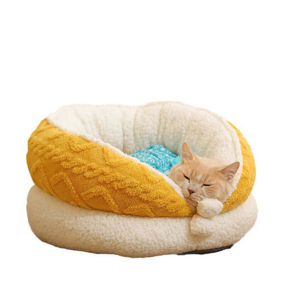 Nid pour Chat en Forme de Fromage