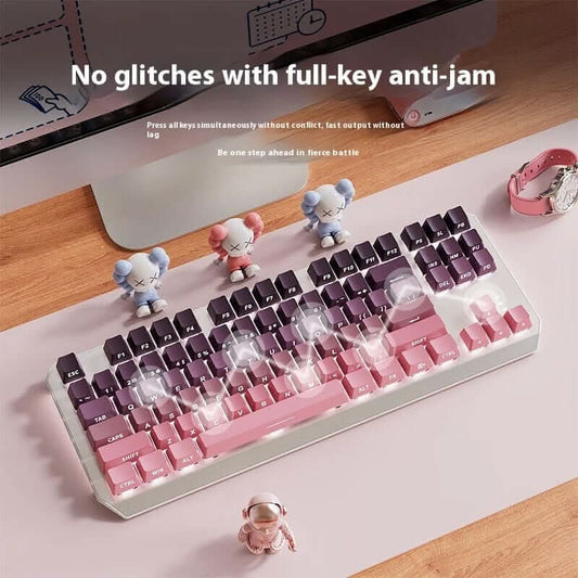 Clavier mécanique filaire 87 touches – Gaming e-sport