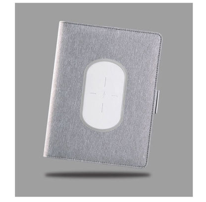 Carnet multifonction avec chargeur sans fil – organiseur A5, recharge mobile