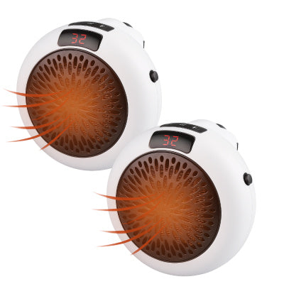 Mini chauffage électrique à prise murale – compact et portable