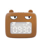 Réveil enfant silencieux – Design mignon, silicone doux, idéal pour chambre et bureau