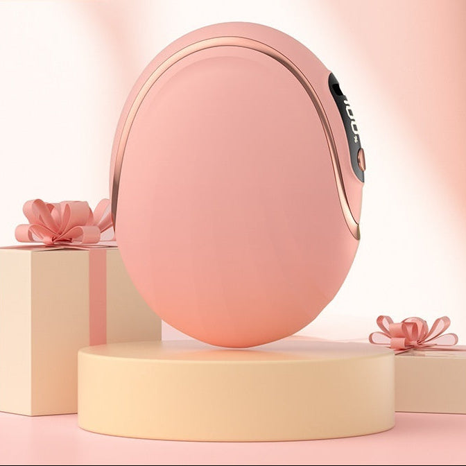 Chauffe-mains digital électroplaqué – affichage numérique, rechargeable USB, 3 capacités, 2 couleurs