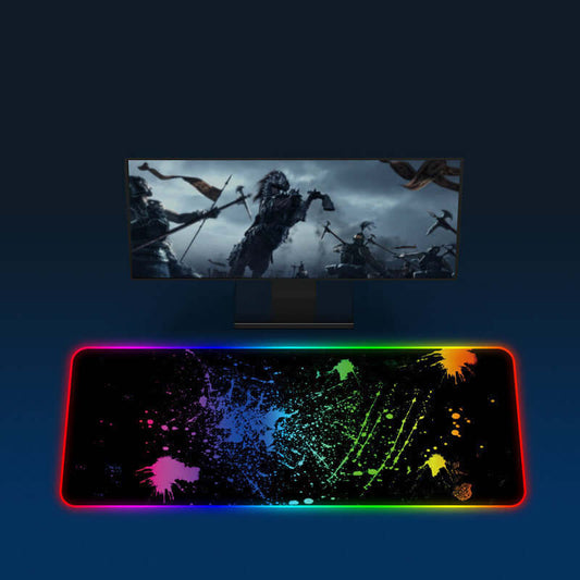 Tapis de souris lumineux RGB