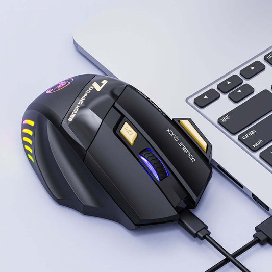 Souris de jeu sans fil 2,4 G - 7D