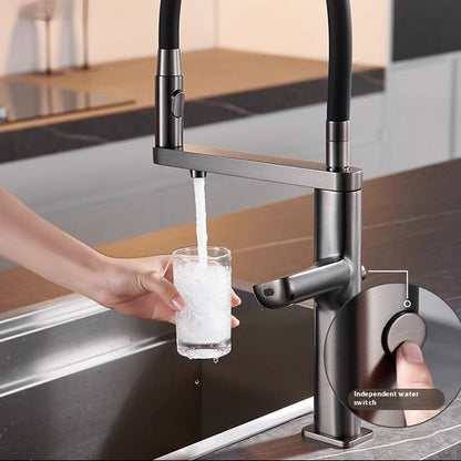 Robinet de cuisine intelligent – induction sans contact, design luxe