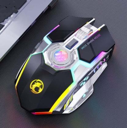 Souris Gaming Sans Fil RGB – Modèle Horse Racing