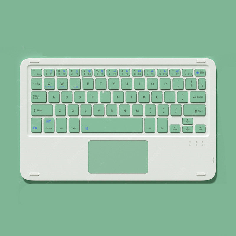 Souris sans fil silencieuse avec clavier tactile