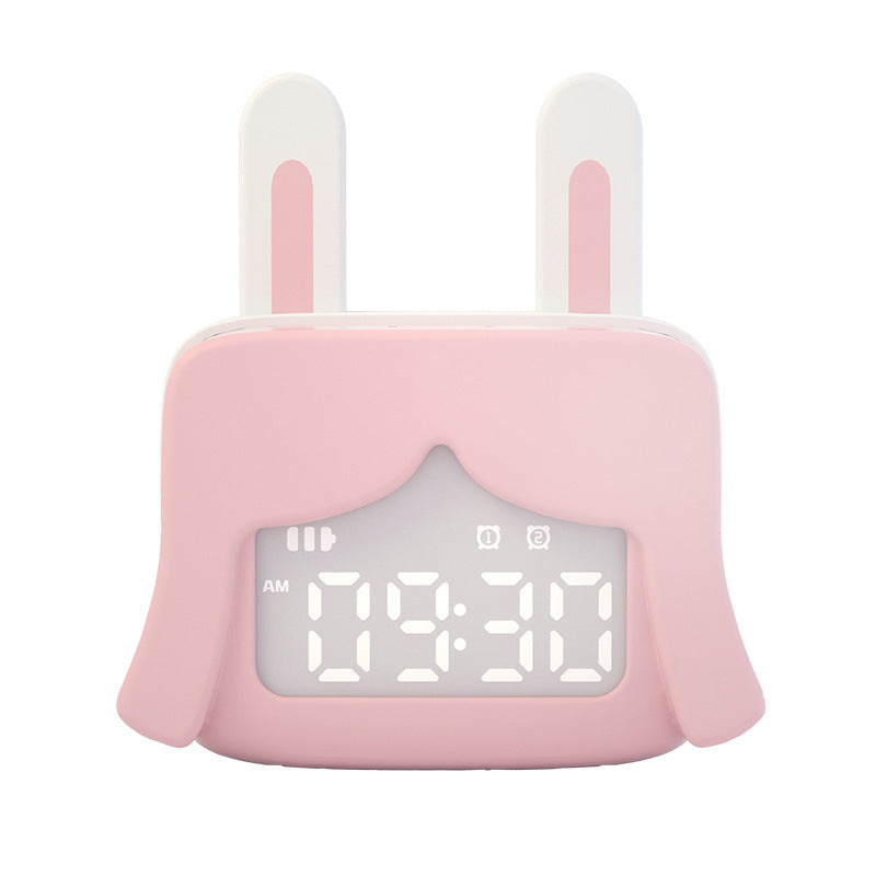 Réveil enfant silencieux – Design mignon, silicone doux, idéal pour chambre et bureau