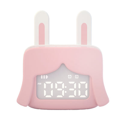 Réveil enfant silencieux – Design mignon, silicone doux, idéal pour chambre et bureau