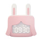 Réveil enfant silencieux – Design mignon, silicone doux, idéal pour chambre et bureau