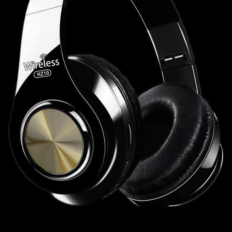 Casque Bluetooth sans fil pliable – monté sur tête, son stéréo HD avec subwoofer