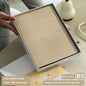 Lychee pattern soft leather cover notebook