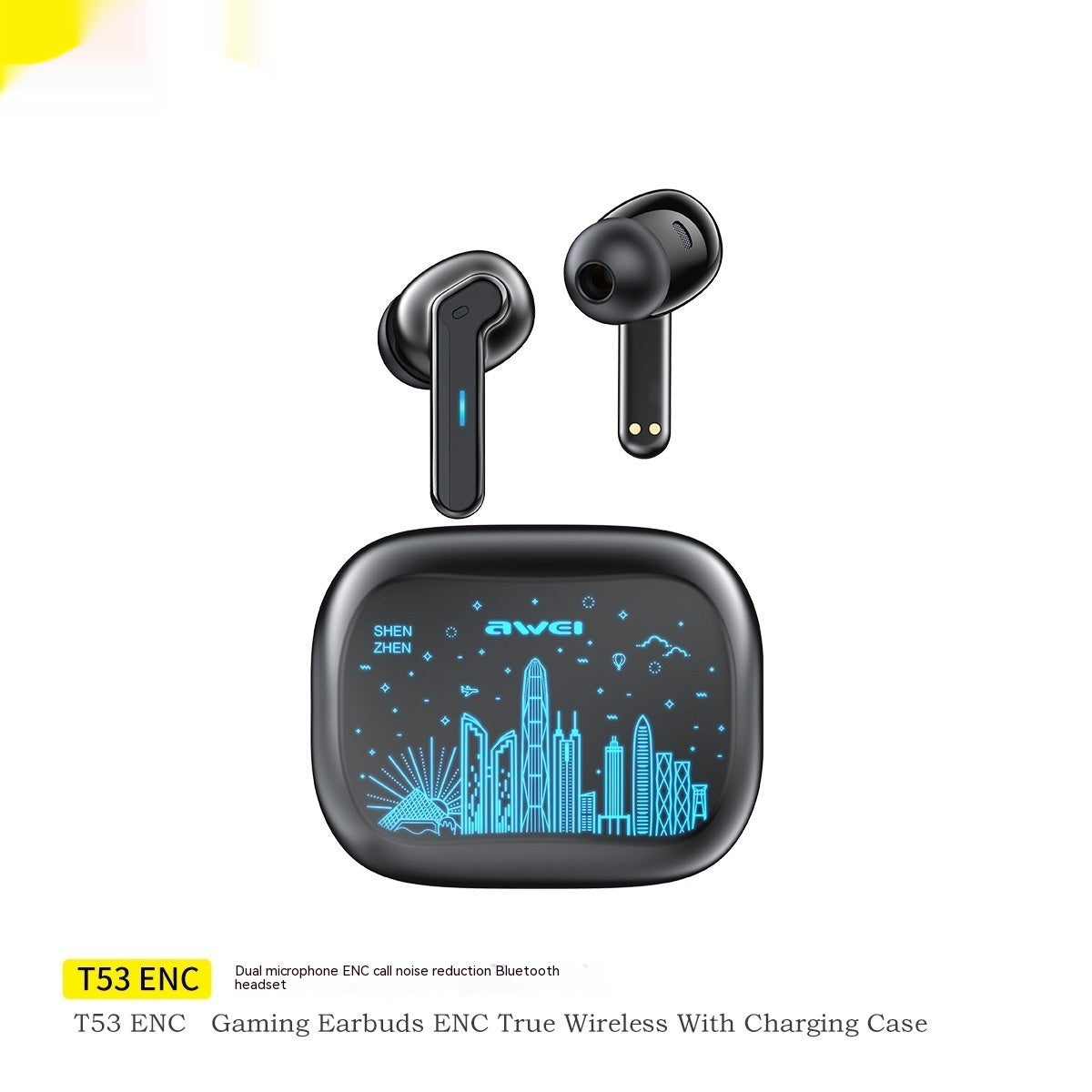 Écouteurs Bluetooth TWS-AWEI T53ANC