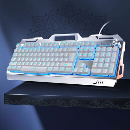 Silver Eagle V2G5 – Metallic Keyboard, Gaming Mouse &amp; Stereo Headset Bundle