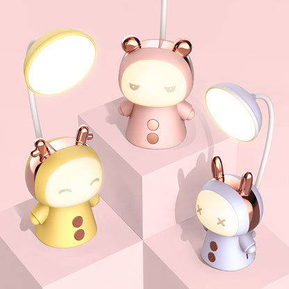 Lampe de bureau pliable et rechargeable - cartoon-