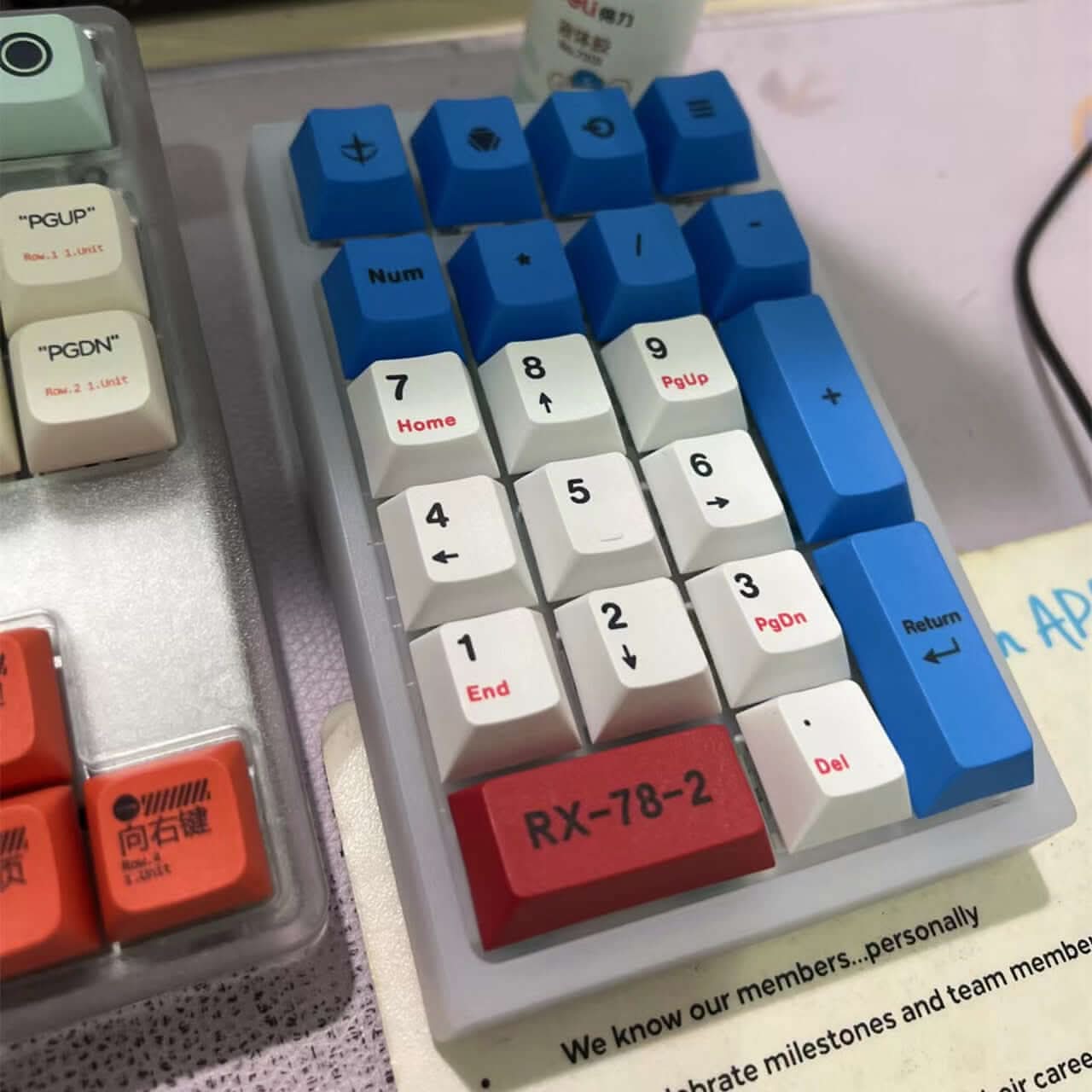 Clavier Numérique Tri-mode avec Bras Articulé