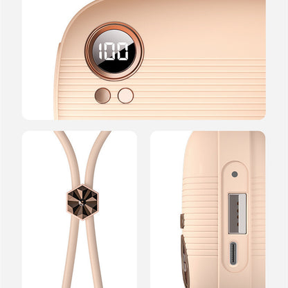 Batterie externe chauffante portable – mini power bank USB, chauffage céramique, 3 niveaux, hiver