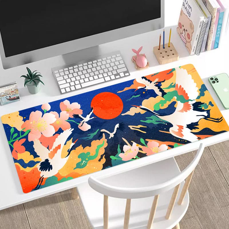 Tapis de souris XXL – bord verrouillé, antidérapant, motifs personnalisés