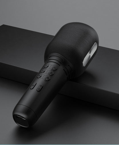Wireless Karaoke Handheld Microphone With Speaker Bluetooth 5.0 Echo Loudspeaker Music Cordless Mikrofon For Singing
