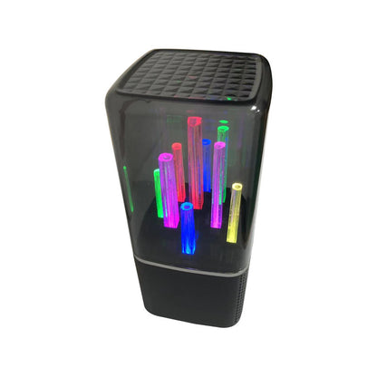 Lampe portable dynamique RGB avec haut-parleur – ambiance urbaine et musicale