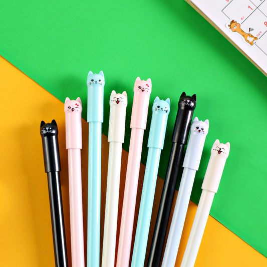 Stylo gel mignon à chat pendulaire