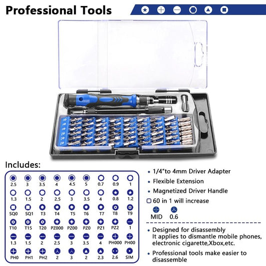 Handskit – Kit de Tournevis Multifonction pour Téléphone, Tablette, Ordinateur