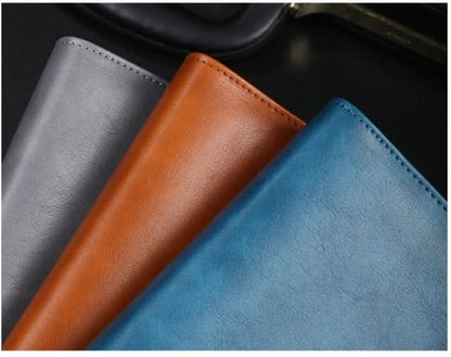 Carnet A5 cuir à boucle – recharge 6 anneaux, fermeture magnétique