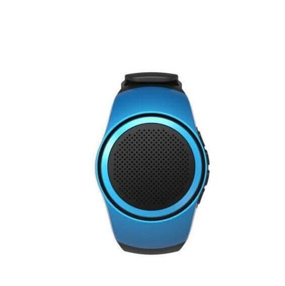 Montre Bluetooth bleue– montre musicale compacte et connectée