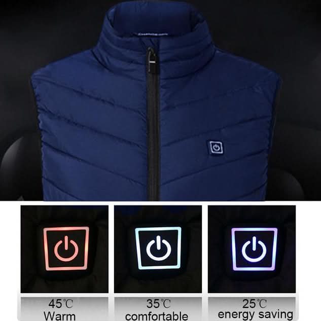 Gilet chauffant intelligent – veste électrique USB, 9 zones, hiver homme/femme
