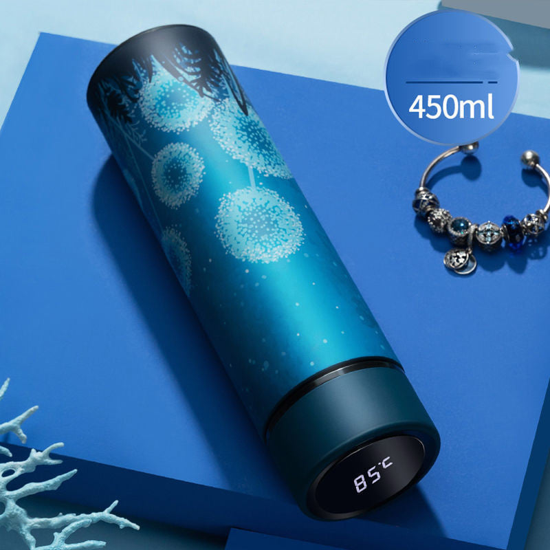 Tasse intelligente en acier inoxydable – affichage de température intégré