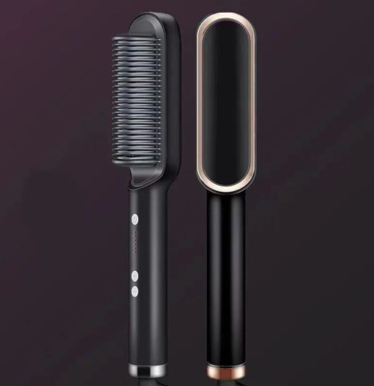 New 2 in 1 hair straightener, heated comb