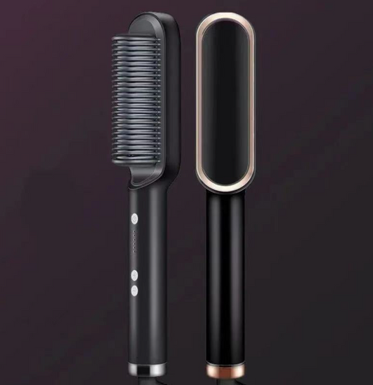 New 2 in 1 hair straightener, heated comb