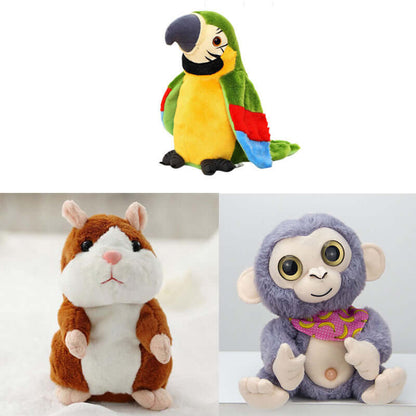 Perroquet Électronique en Peluche