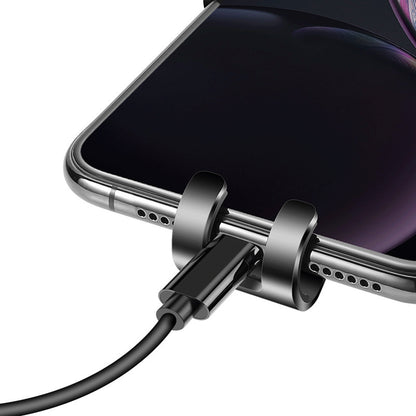 Support téléphone voiture S4 – fixation rétroviseur, gravité ABS, port de climatisation