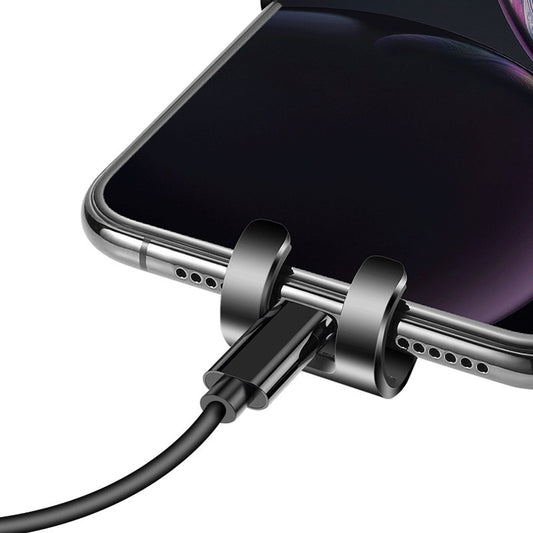 Support téléphone voiture S4 – fixation rétroviseur, gravité ABS, port de climatisation