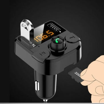 Lecteur MP3 Bluetooth pour voiture – transmetteur FM, appels mains libres et chargeur USB