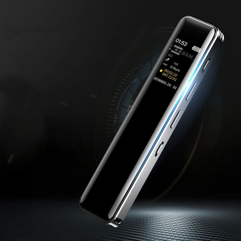 Enregistreur vocal professionnel – réduction de bruit HD, activation vocale, 128 Go