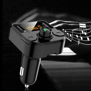 Lecteur MP3 Bluetooth pour voiture – transmetteur FM, appels mains libres et chargeur USB
