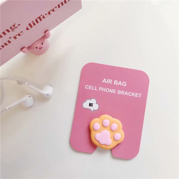 Support de téléphone avec anneau paresseux – airbag cartoon