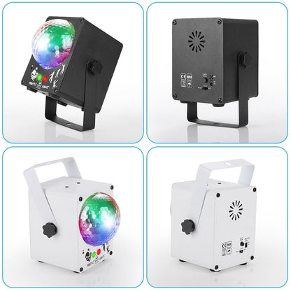 Haut-parleur Bluetooth sans fil Magic Ball – effets laser lumineux et musique immersive