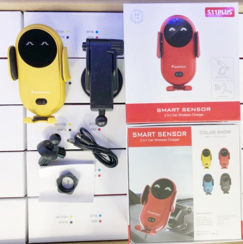 Support Téléphone Voiture avec Chargeur Sans Fil