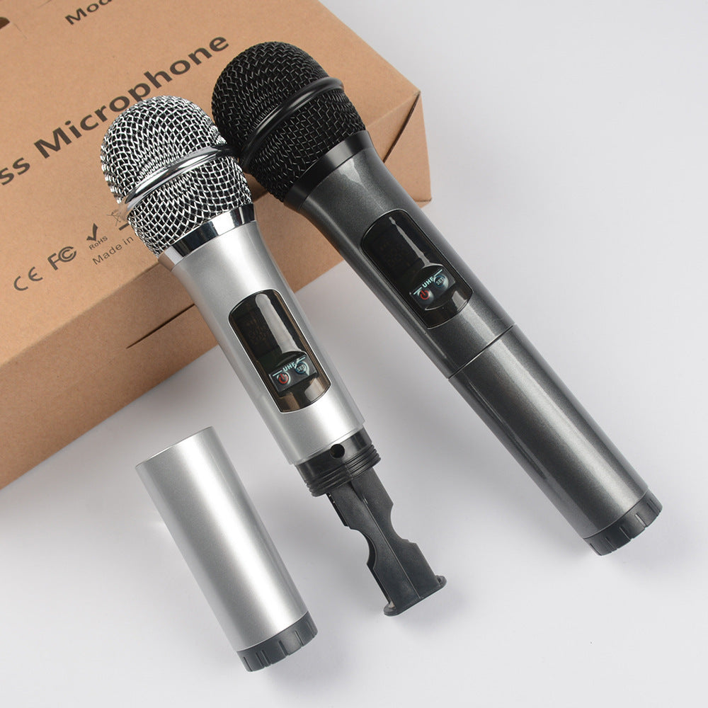 Microphone sans fil Bluetooth Home Ane – duo dynamique pour chant et enregistrement K-Song