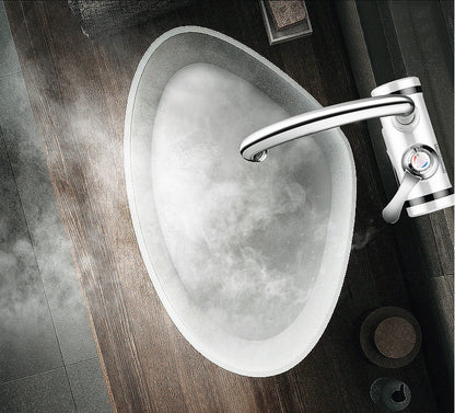 Robinet chauffe-eau instantané électrique – affichage digital, 3000W, eau chaude immédiate, rotation 360°