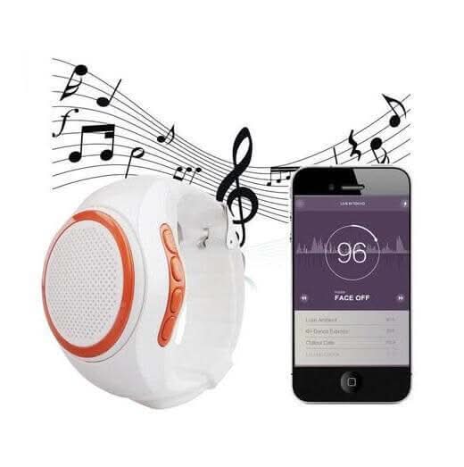Montre Bluetooth blanche– montre musicale compacte et connectée