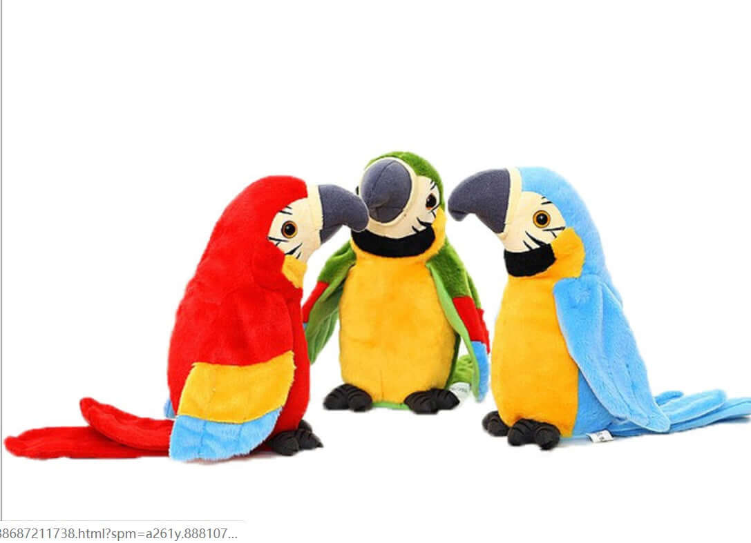 Perroquet Électronique en Peluche