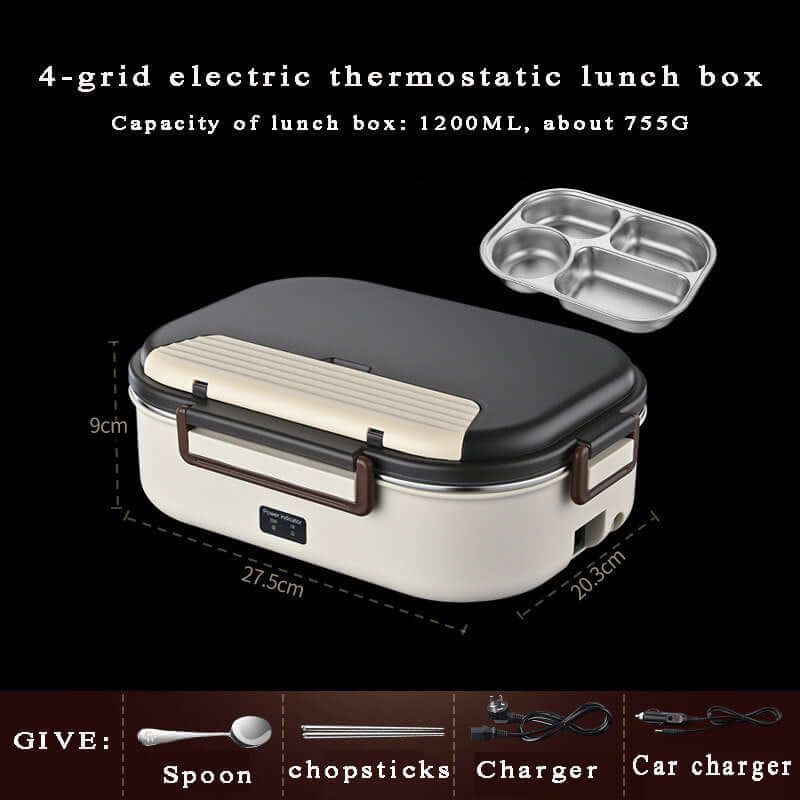 Lunch Box Électrique à Compartiments