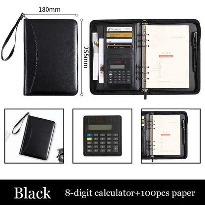 Pochette de gestion A5 – organiseur zippé avec calculatrice