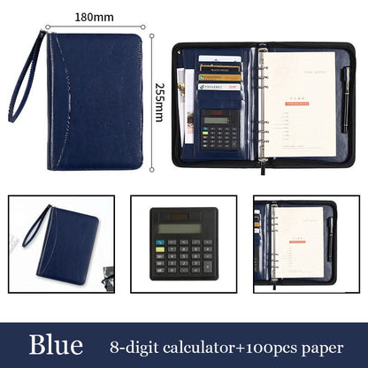 Pochette de gestion A5 – organiseur zippé avec calculatrice