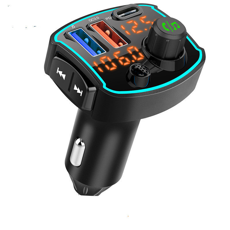 Lecteur MP3 Bluetooth pour voiture – double écran, FM et charge rapide